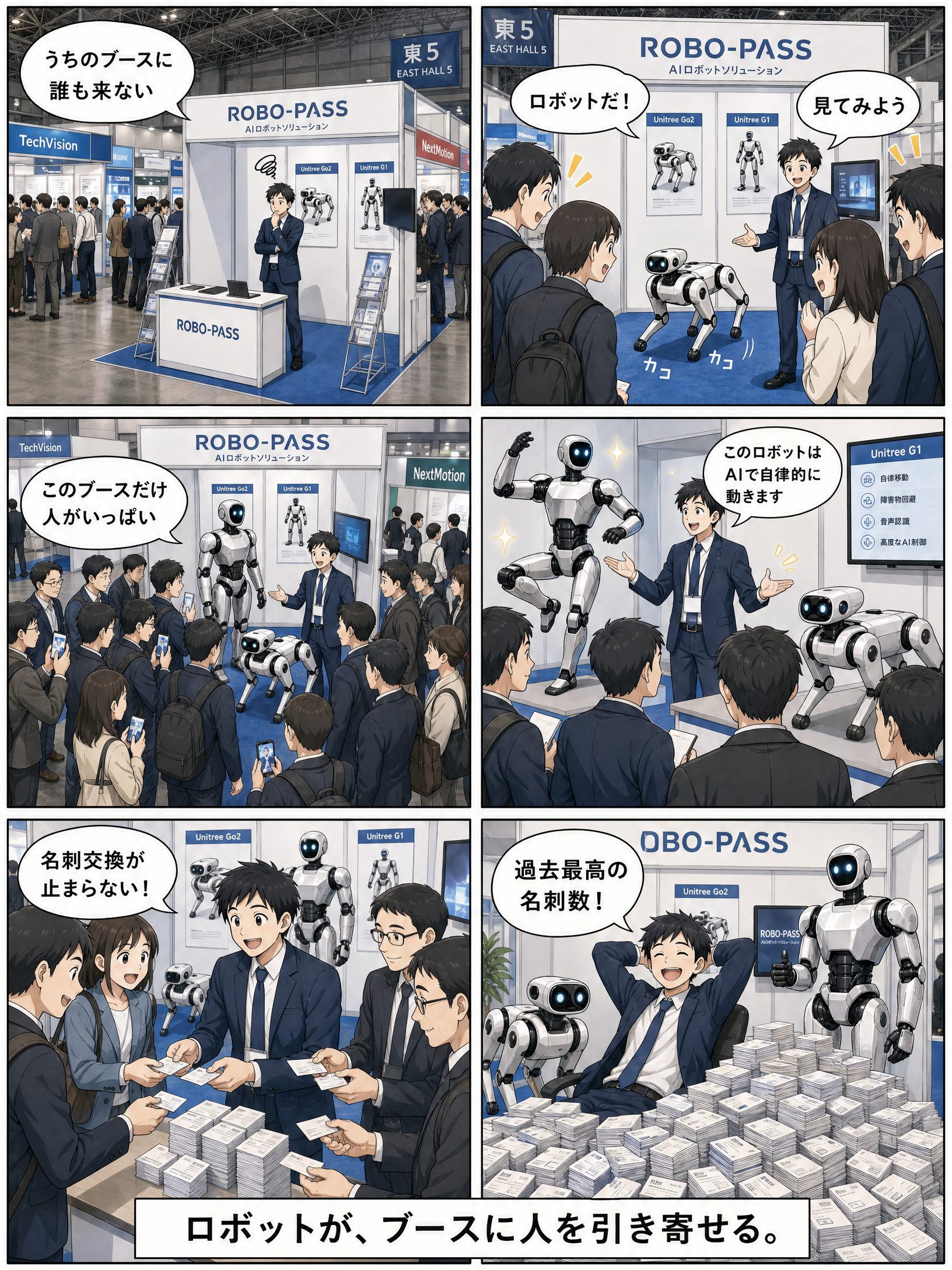 展示会デモンストレーション